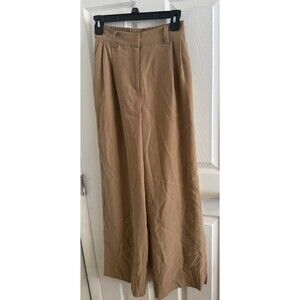 Christian Lacroix Tan Wide Leg Trousers Pleated Women’s Size XS NWT